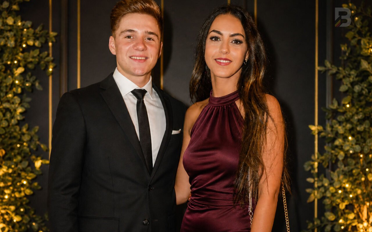 Remco Evenepoel en zijn vrouw Oumaïma Rayane