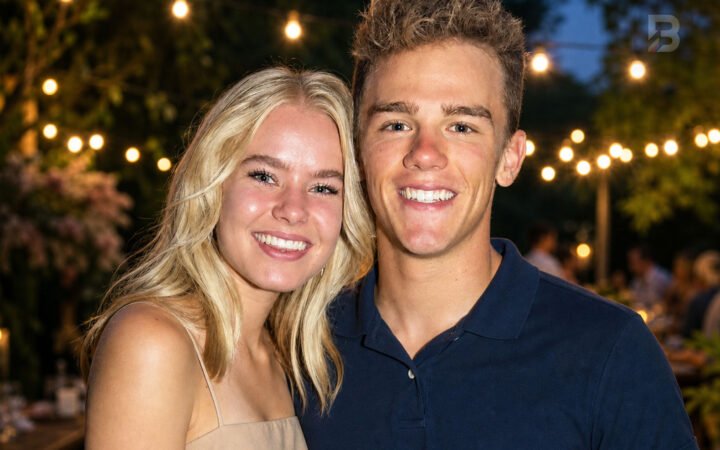 Thibau Nys met zijn vriendin Anna Eikendal